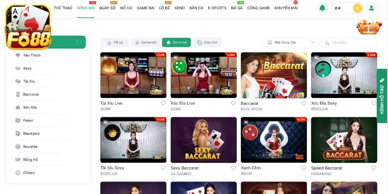 Giới thiệu Casino Fo88